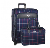 Набор: чемодан + сумочка Borgo Antico. 6093 navy 23/16